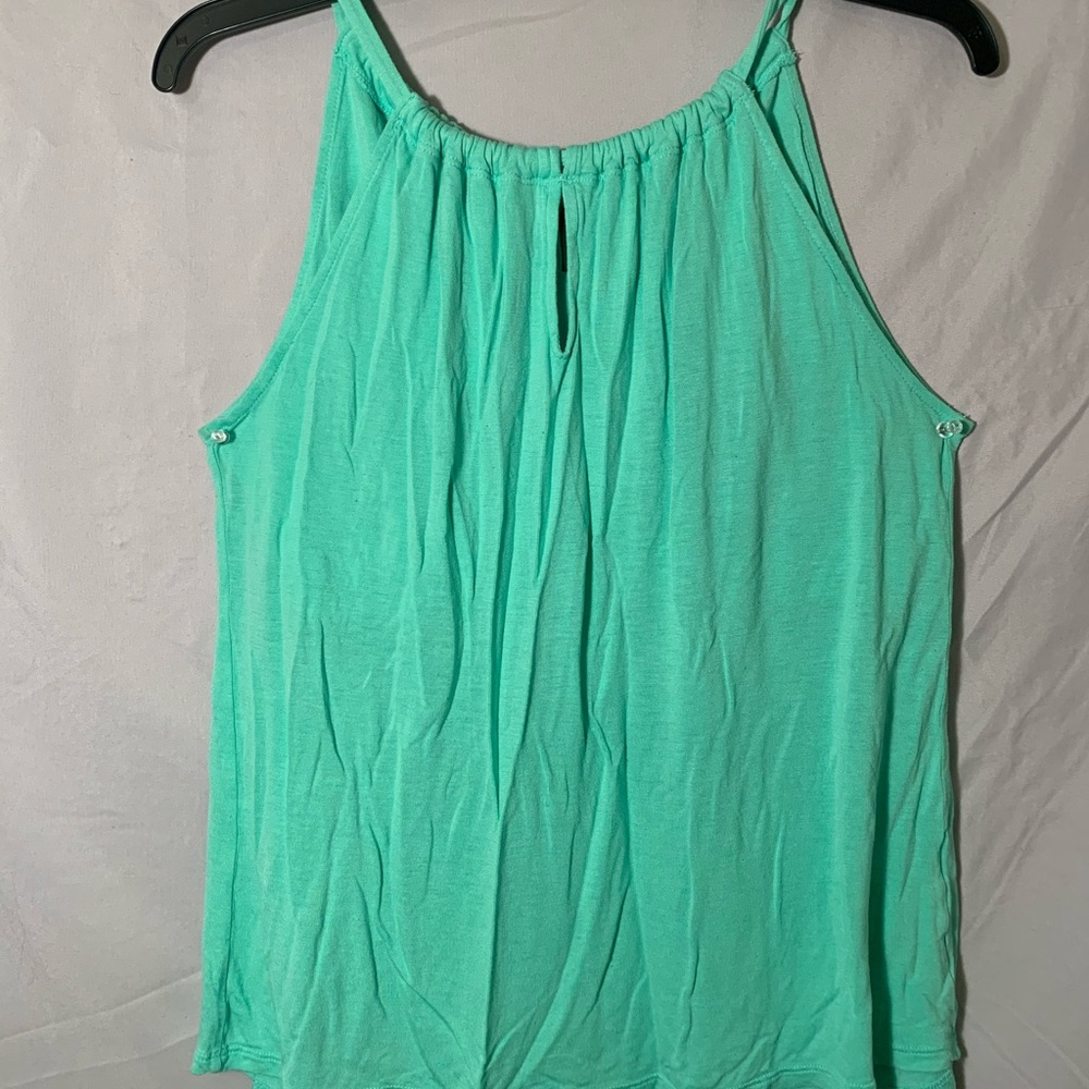 Keyhole halter blouse